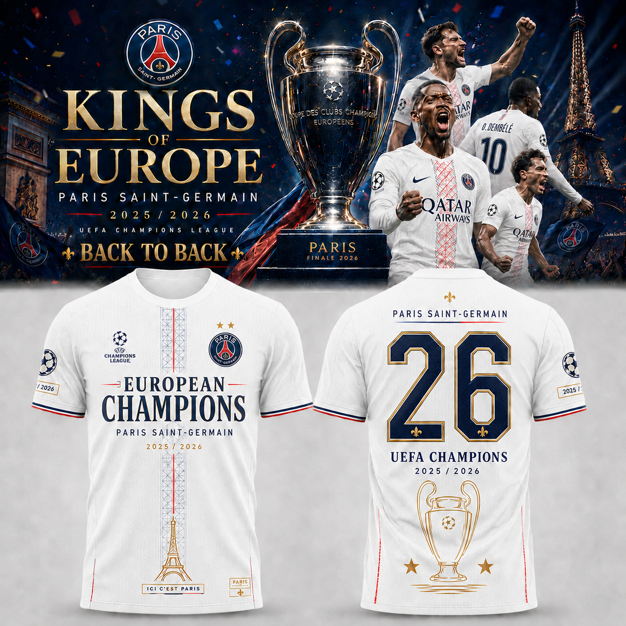 PREMIUM PSG X THANK FOR MEMORIES V33 SHIRT LIMITED EDITIONS NDT VHM 010626