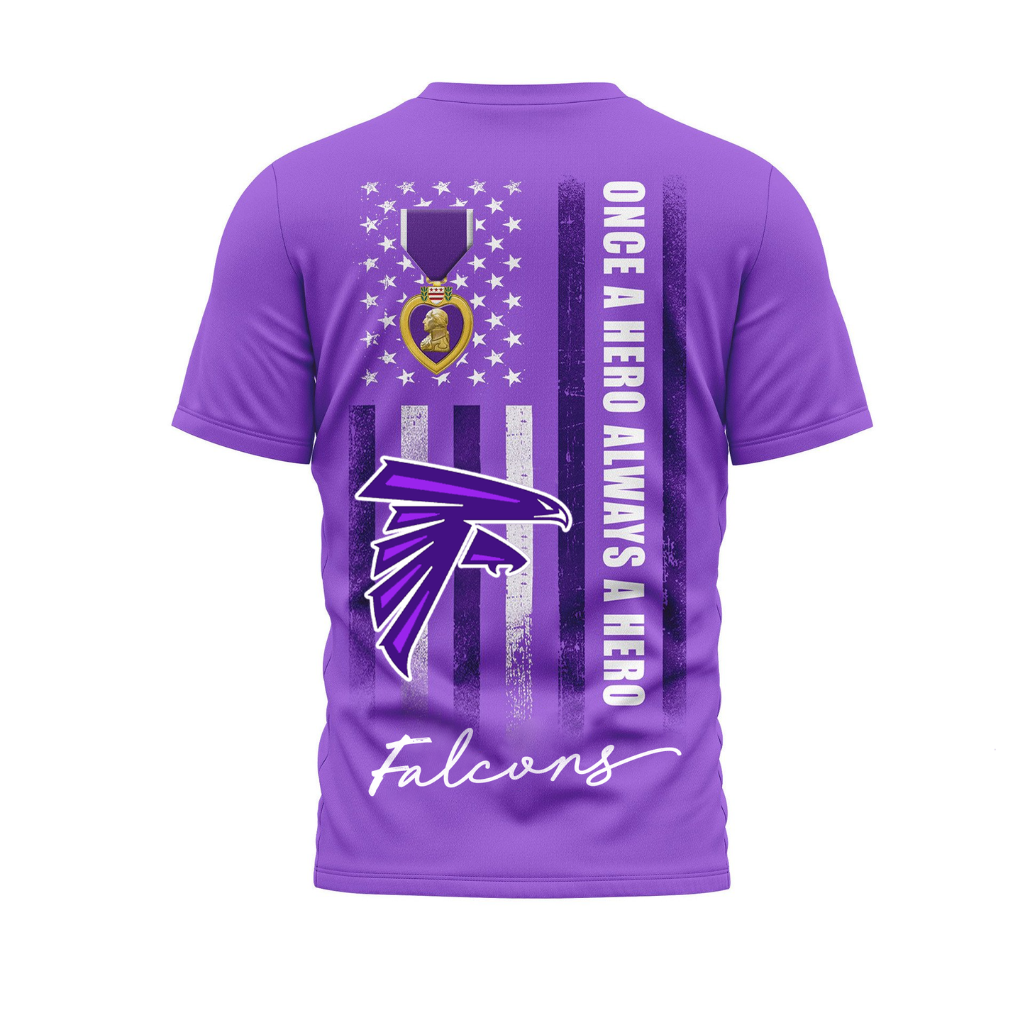 AF Premium National Purple Hear Day 3D Shirt 300626