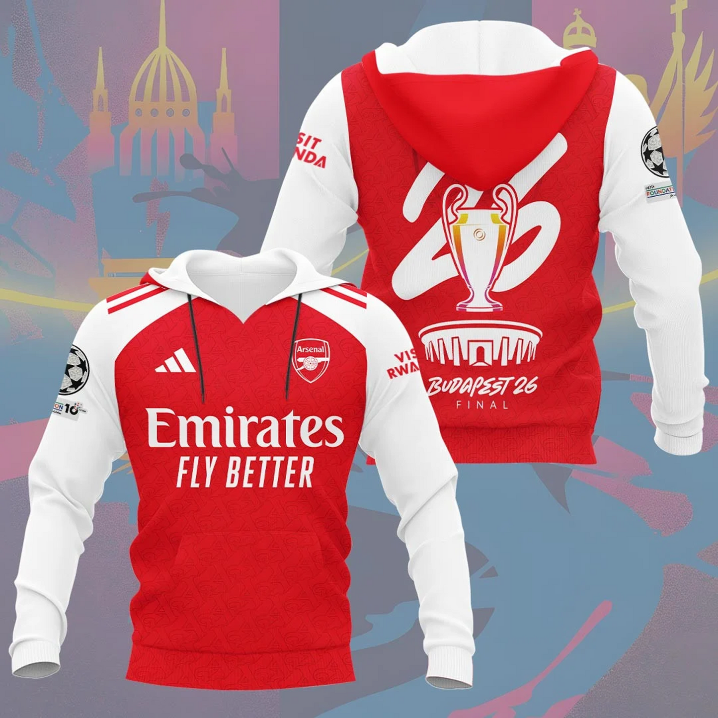 ARS F.C Champions League Final 2026 3D Shirt V10 1405 DatND DVT