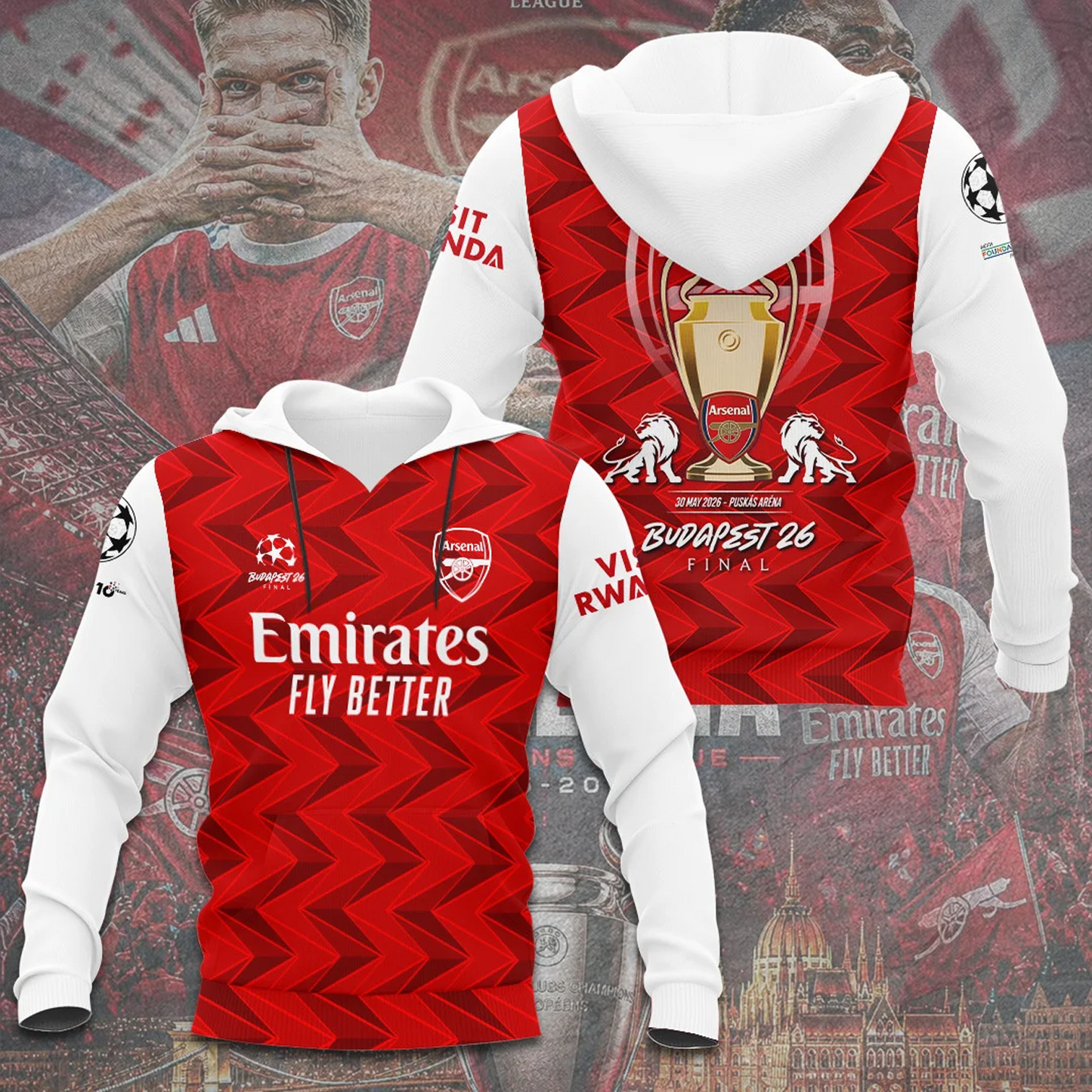 ARS F.C Champions League Final 2026 3D Shirt V3 1405 DatND DVT
