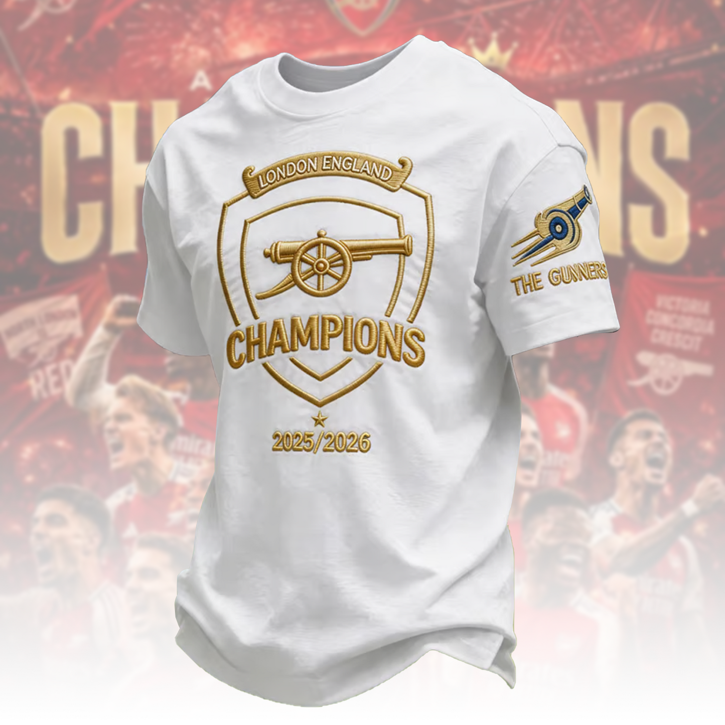 ARS FC Premier League Champions 2526 3D Shirt V12 2205 DatND DVT
