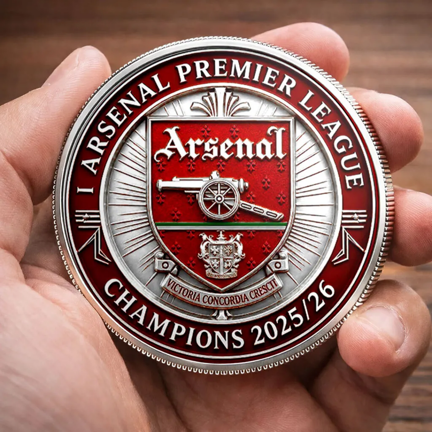 ARS FC Premier League Champions 2526 Commemorative Coin V3 2205 DatND DVT