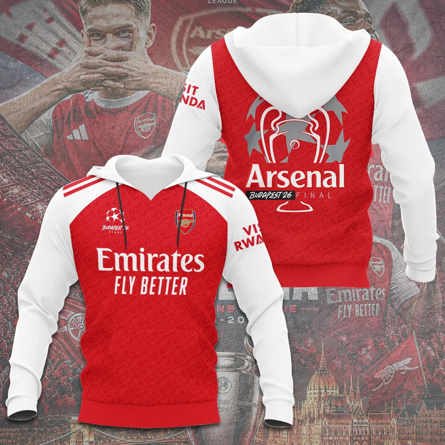 ARS F.C Premier League Champions 3D Shirt 2605 V1 DatND DVT