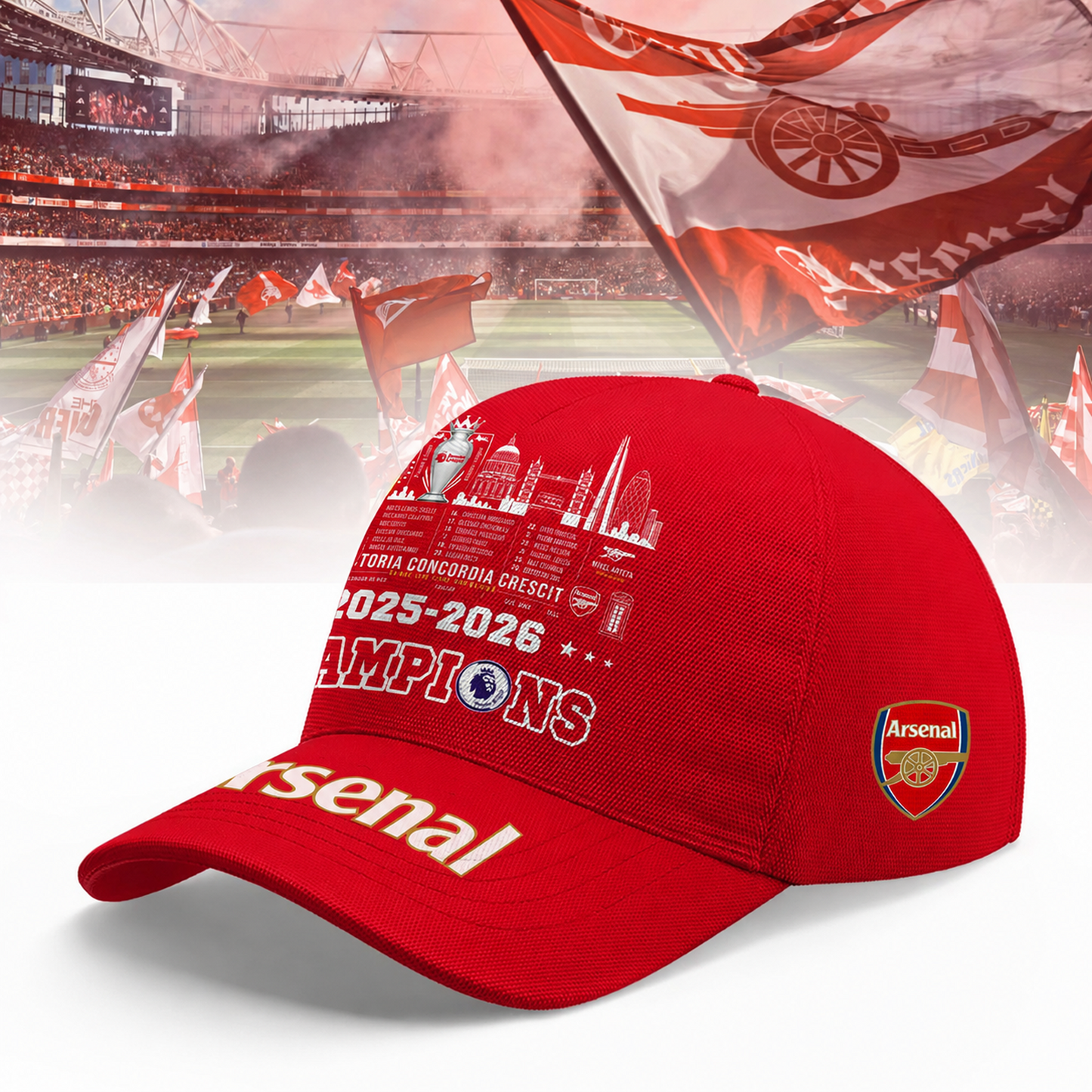 ARS.FC 25ƒ??26 Premier League Champions Classic Cap V2 DatND DVT