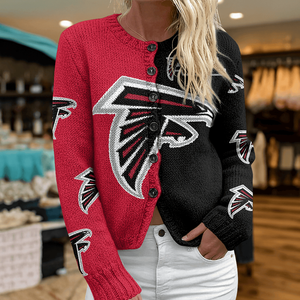 ATL x NFL Cardigan Sweatshirt With Button v1 DatND DVT