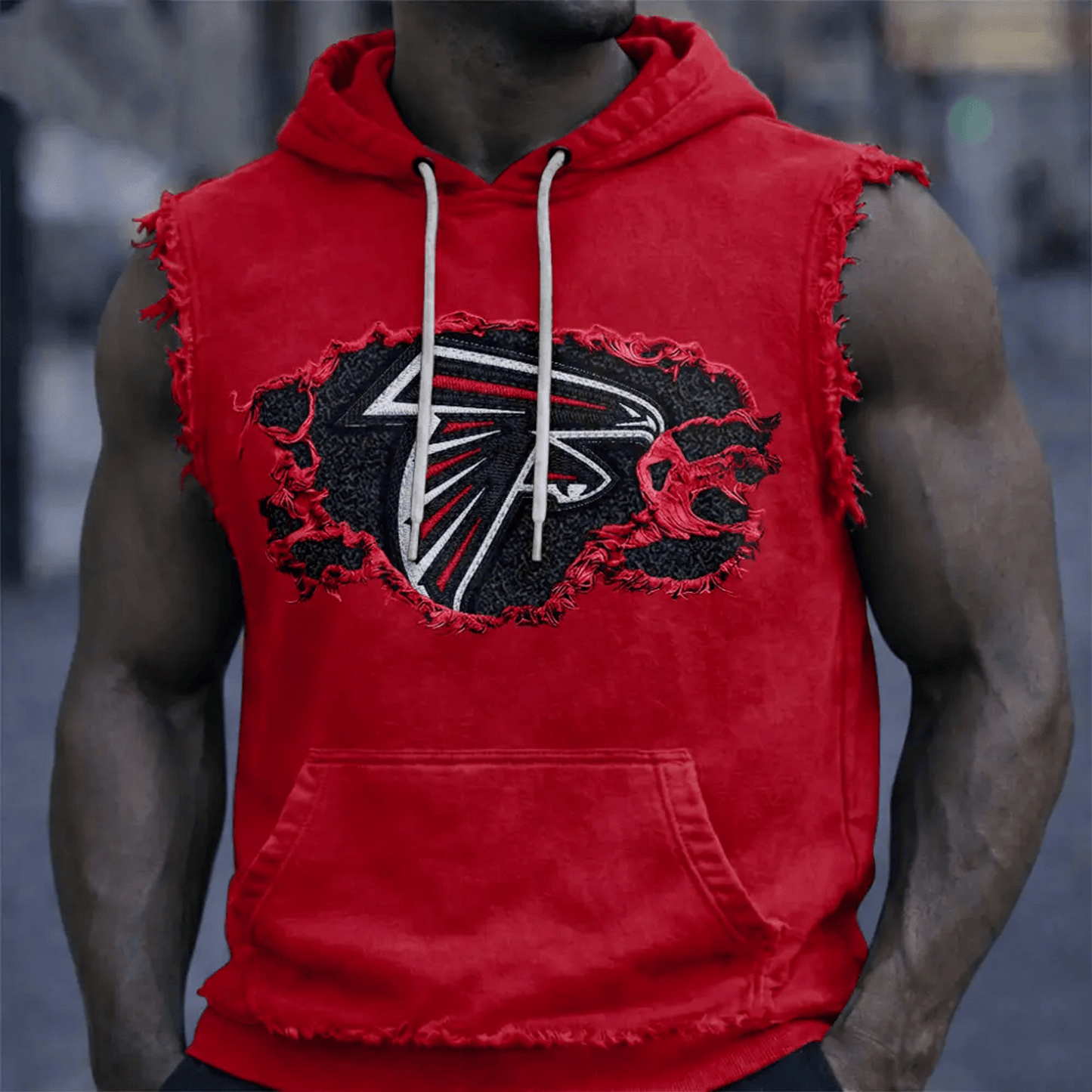 ATL x NFL Menƒ??s Sleeveless Hoodie Tank DATND TANTD 280526