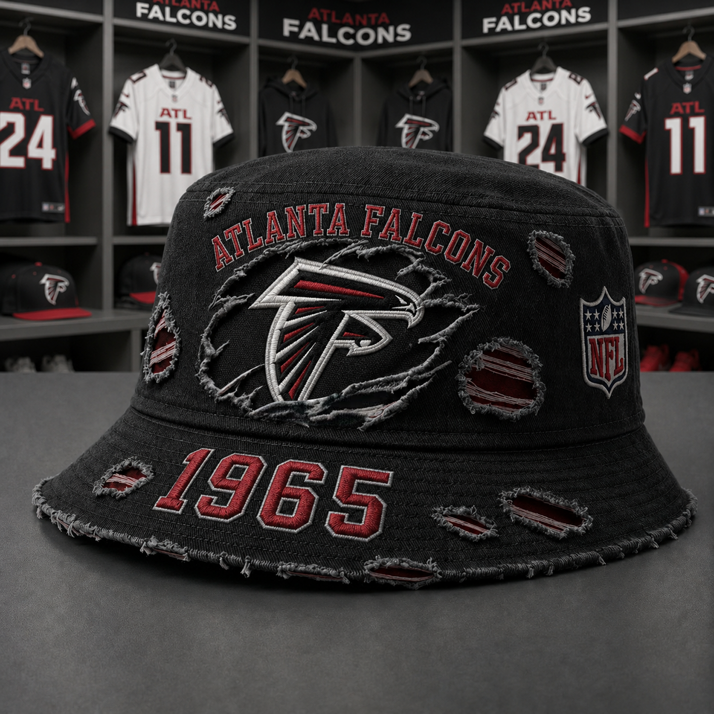 ATL x NFL Premium Buket Hat 2906
