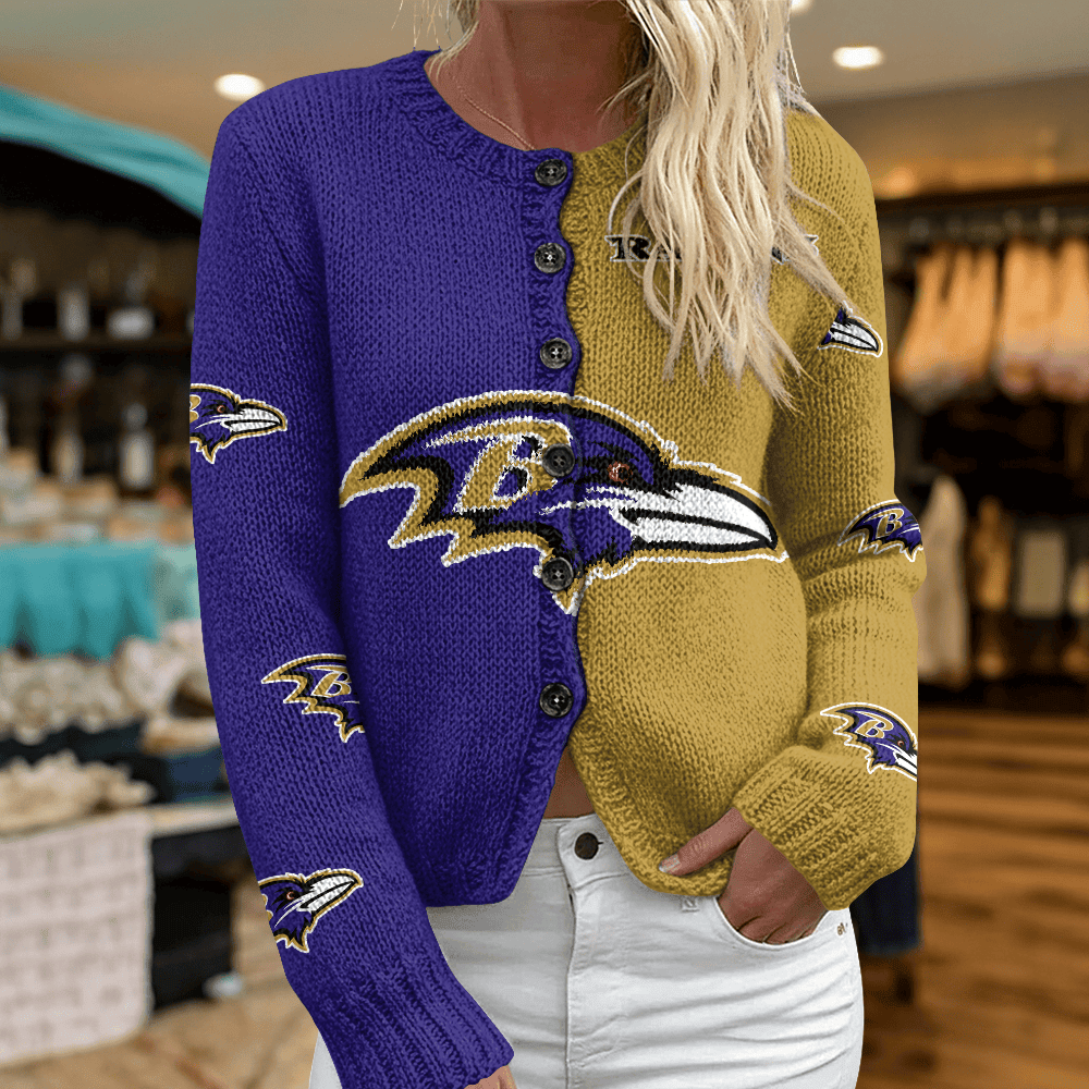BAL x NFL Cardigan Sweatshirt With Button v1 DatND DVT