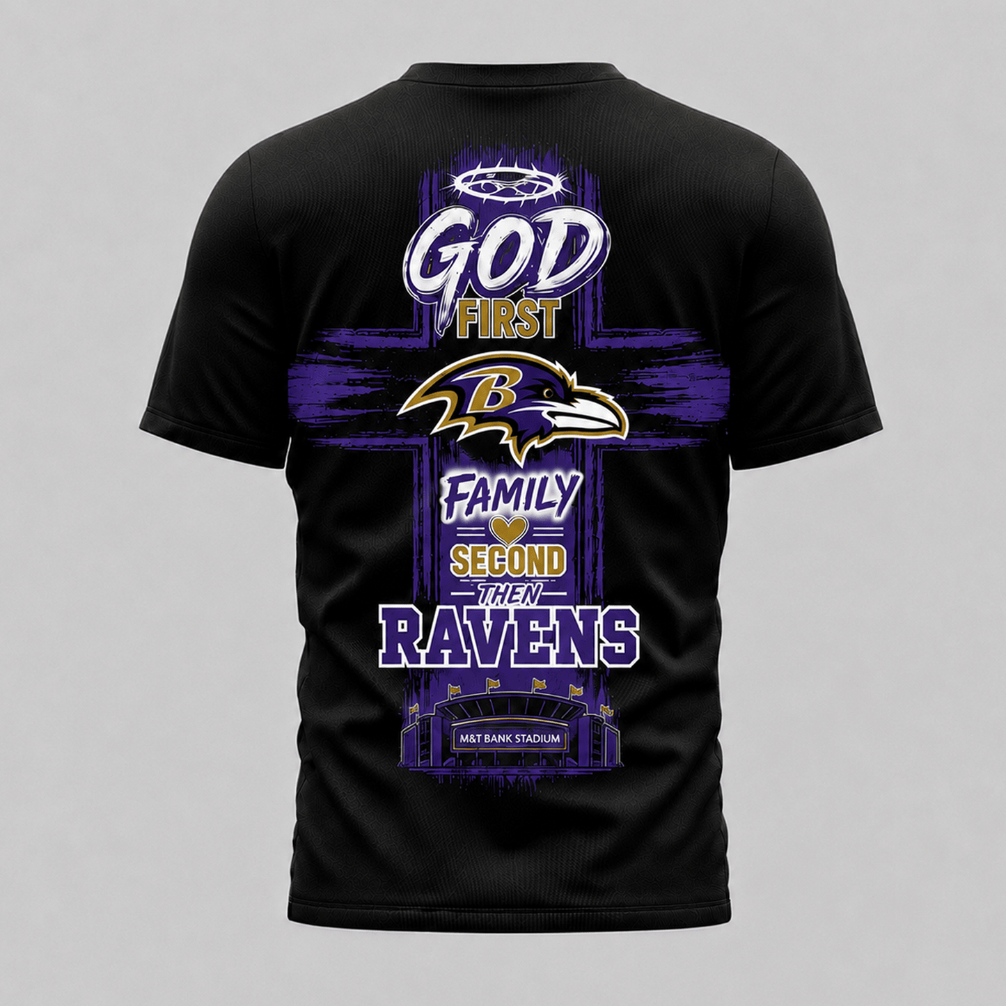 BAL x NFL Faith Family Team Pride 3D T-Shirt 0207