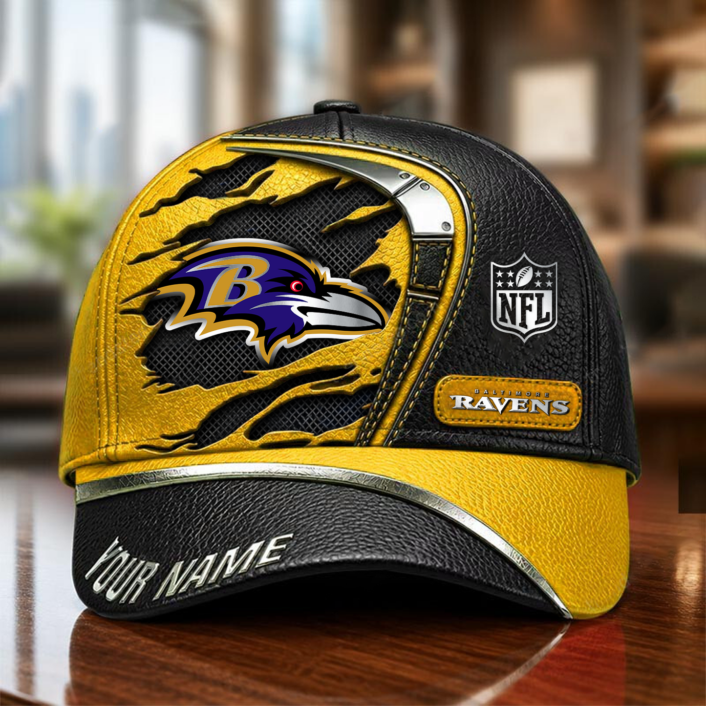 BAL x NFL Premium Multicolor 3D Cap 200626
