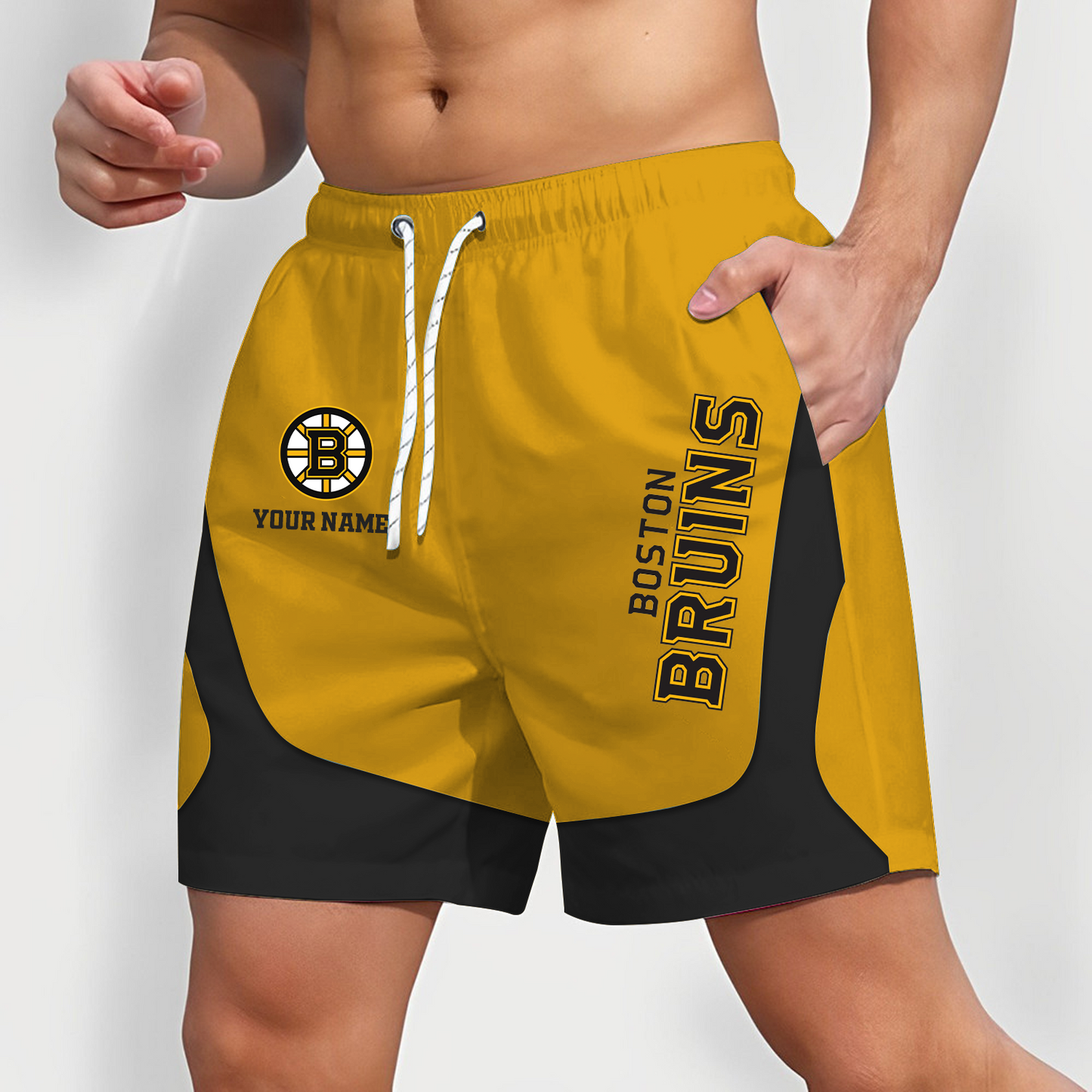 BOS x NHL Team Special Short Pants For Men Custom Name Gifts DATND TANTD 090426