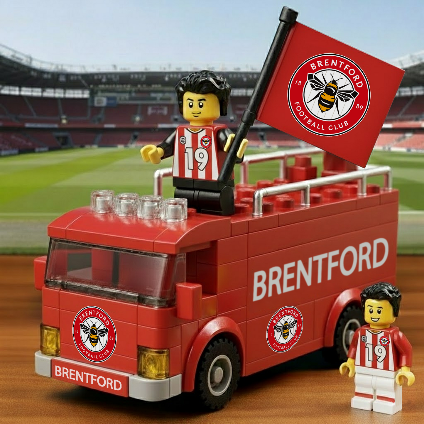 BRE x EPL Building Blocks Bus Toy Set 2111 DatND DVT