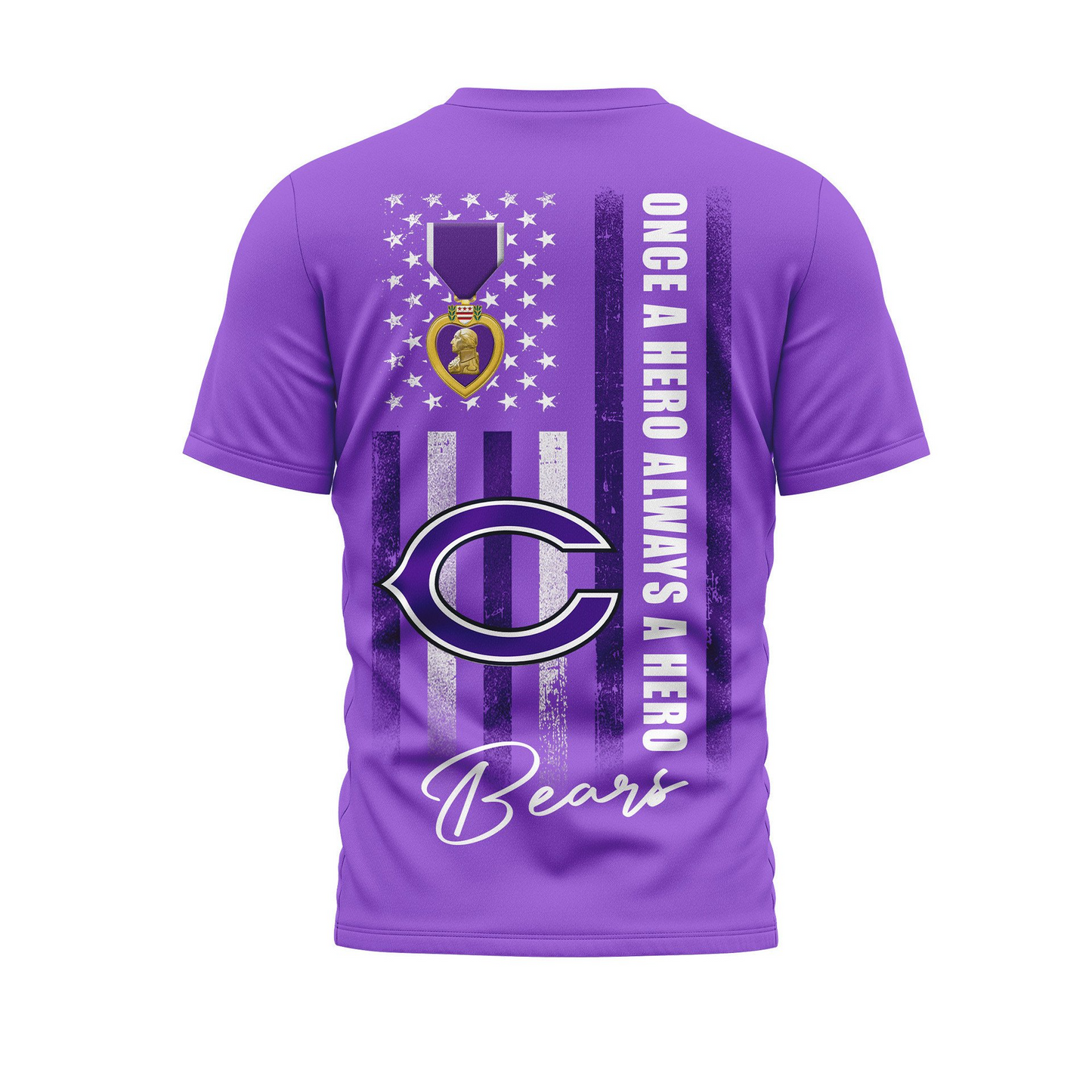 CB Premium National Purple Hear Day 3D Shirt 300626