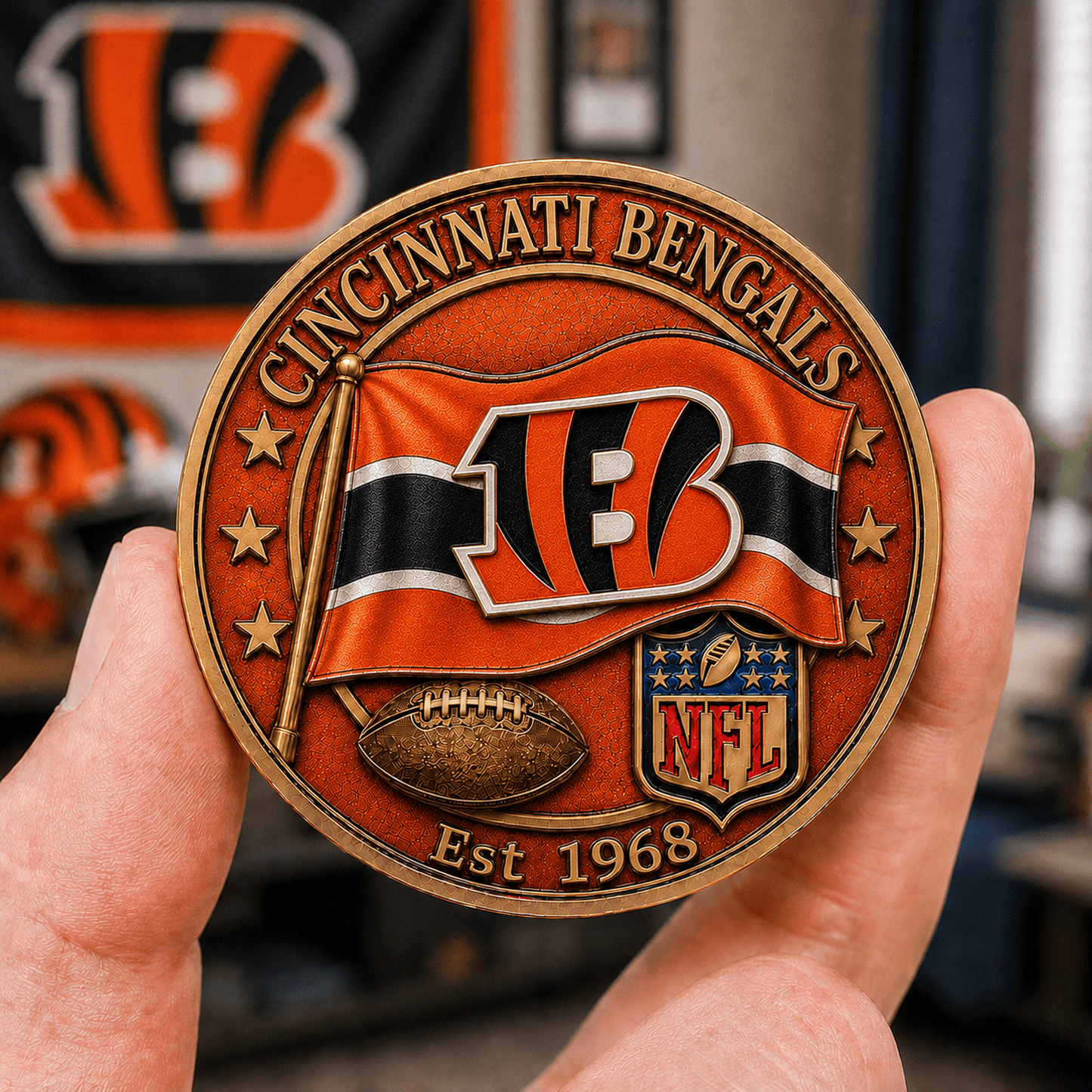 CIN Premium NFL Fan Pride Commemorative Coin 1906