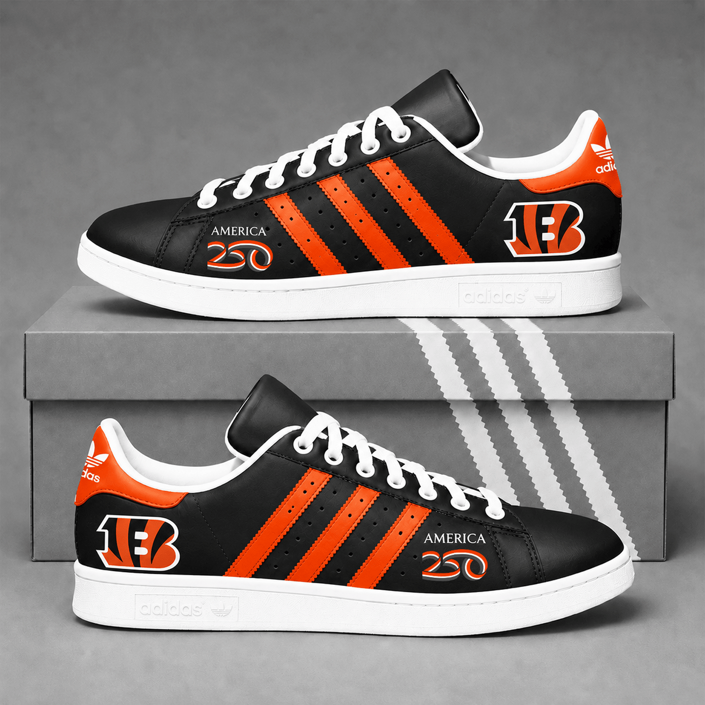 CIN x NFL Premium America 250 Team Pride Superstar Sneakers 150626