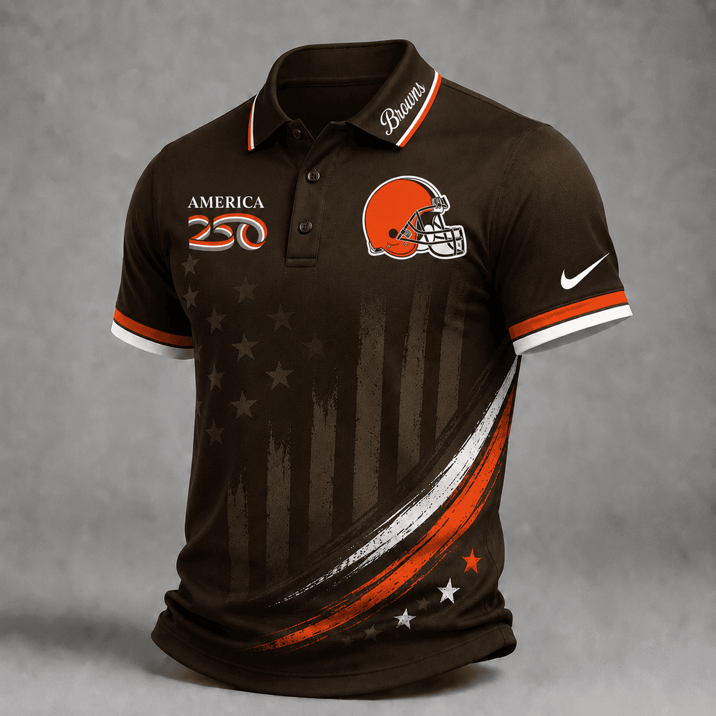 CLE Premium NFL America 250 Limited Edition Polo Shirt 2406