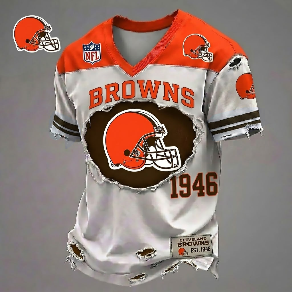 CLE x NFL Luxury Classic T-shirt DDT 140526 TTTZ