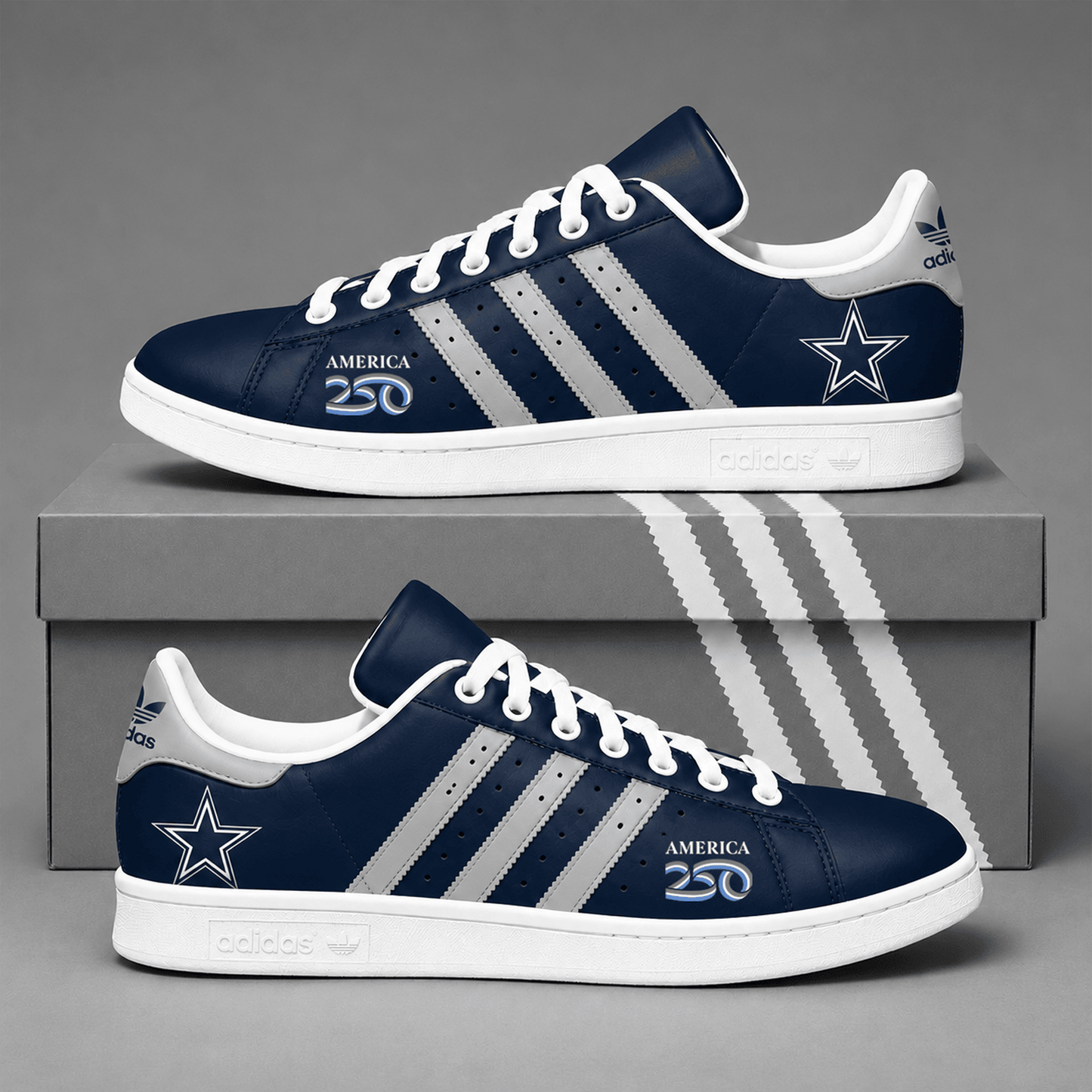 DAL x NFL Premium America 250 Team Pride Superstar Sneakers 150626