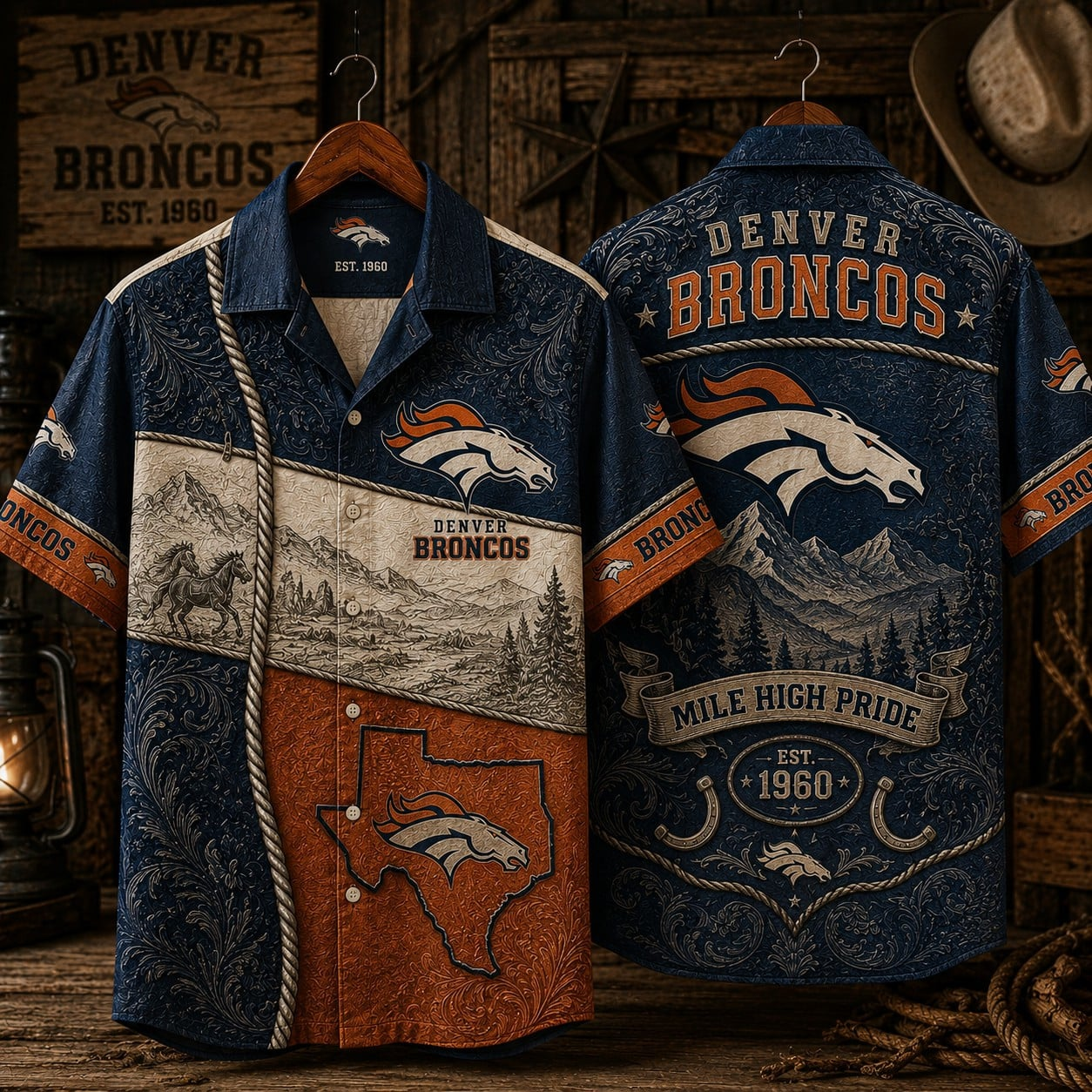 DEN x NFL Hawaiian Shirt 1906