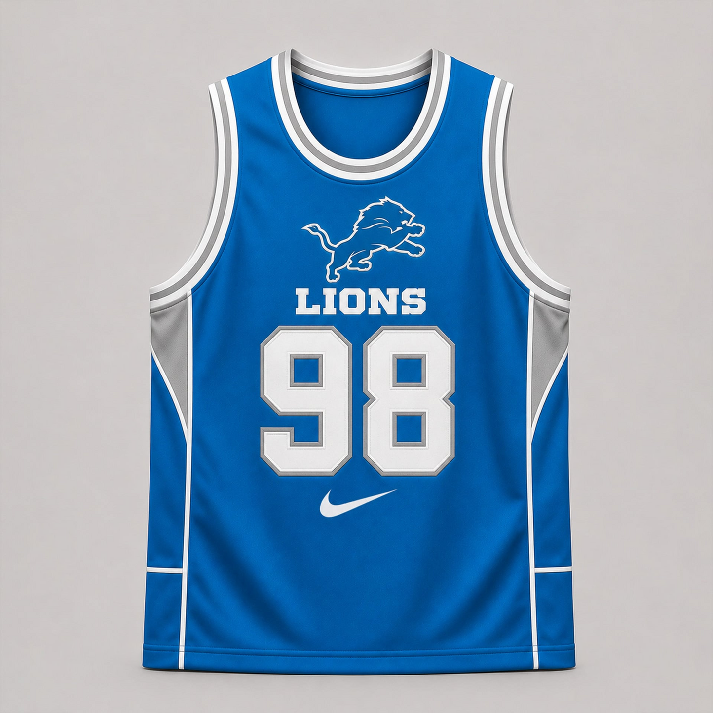 DET Premium NFL Custom Basketball Tank Top For Men And Women 2406
