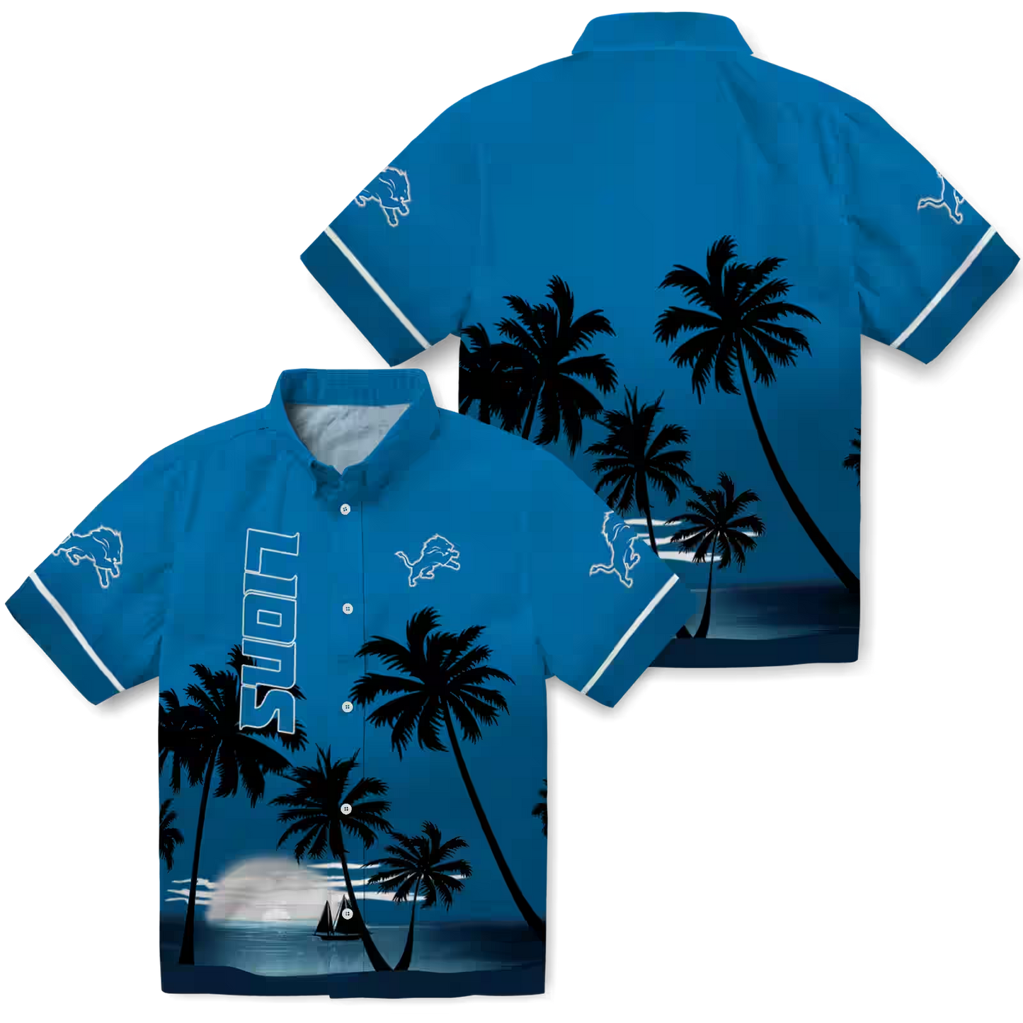 DET x NFL Hawaiian Shirt ƒ?? Beach Sunset DATND TANTD 270526