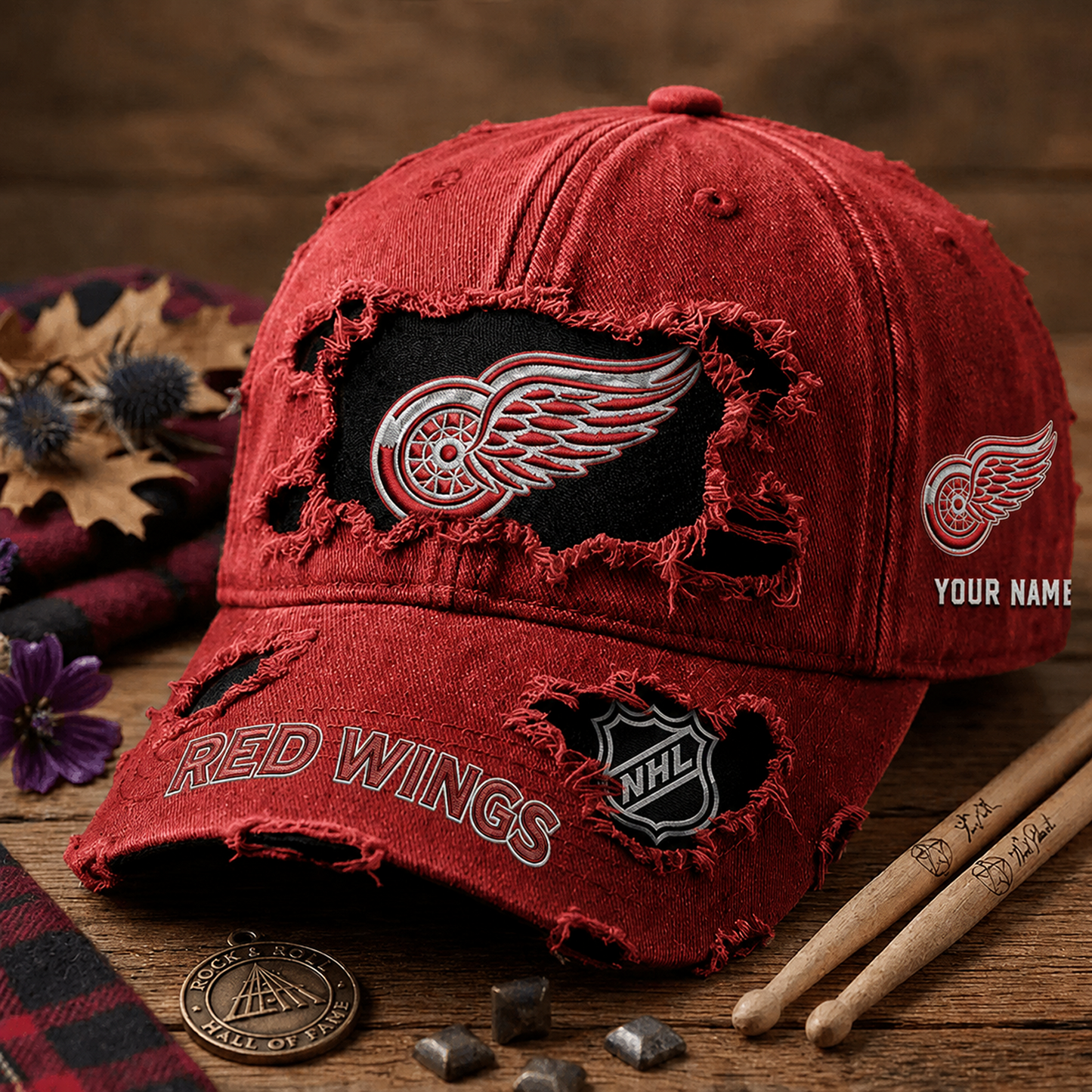 DET x NHL Denim Washed Cap New Style DATND TANTD 290526