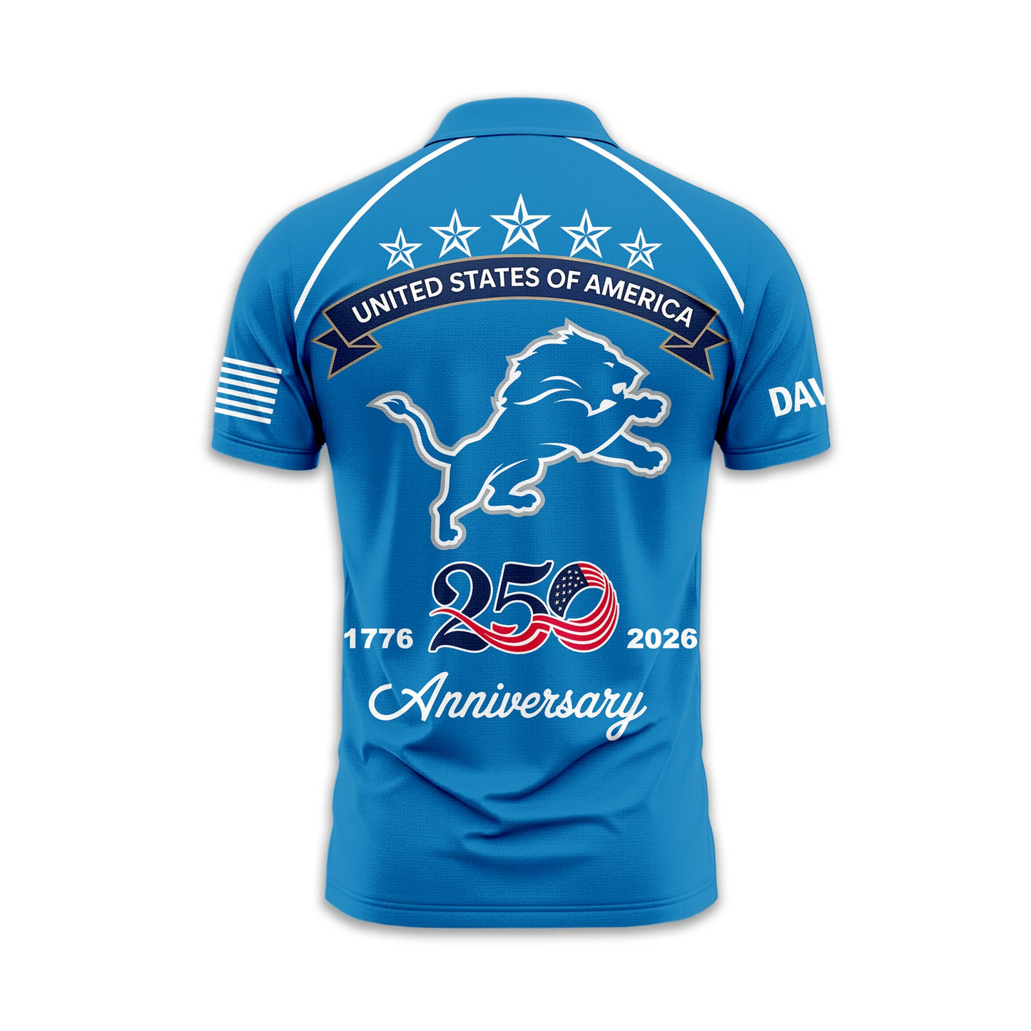 DL Premium NFL American Semiquincentennial Polo Shirt 010726