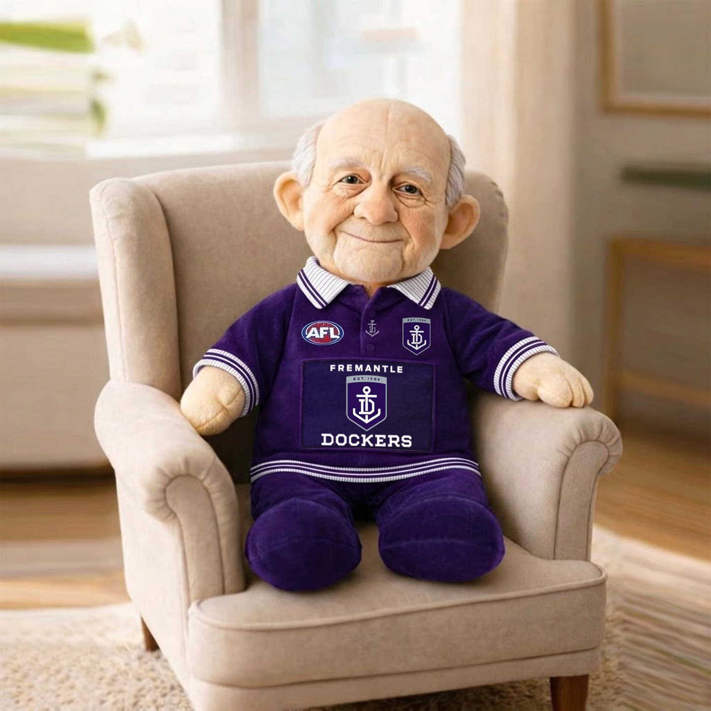 FRE x AFL Grandpa Plush Mascot 0704 DatND DVT