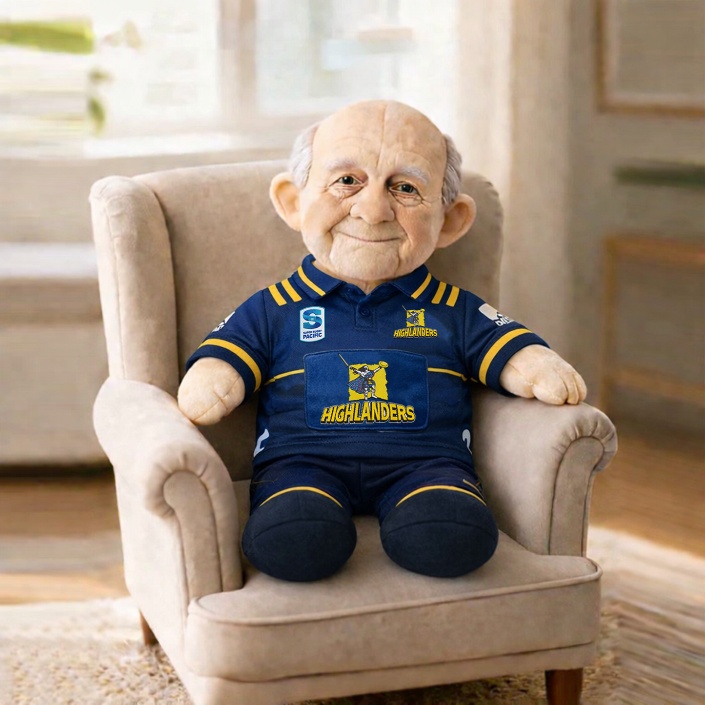 HIG x SPR Grandpa Plush Mascot 2603 DatND DVT