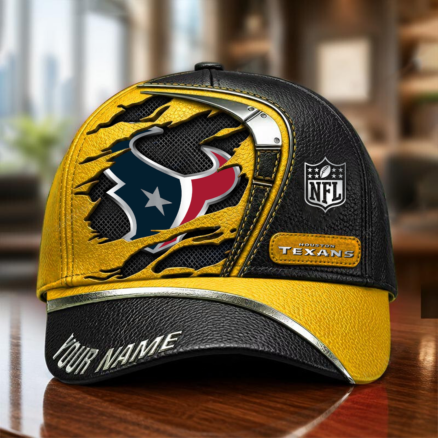 HOU x NFL Premium Multicolor 3D Cap 200626
