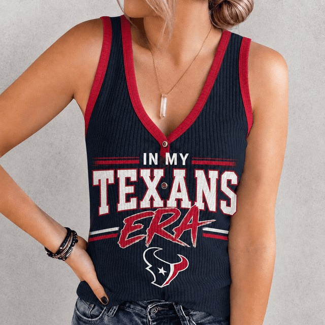 HT x NFL Women V-Neck Ribbed Tank Top Premium Personalized Gift For Fan 250626