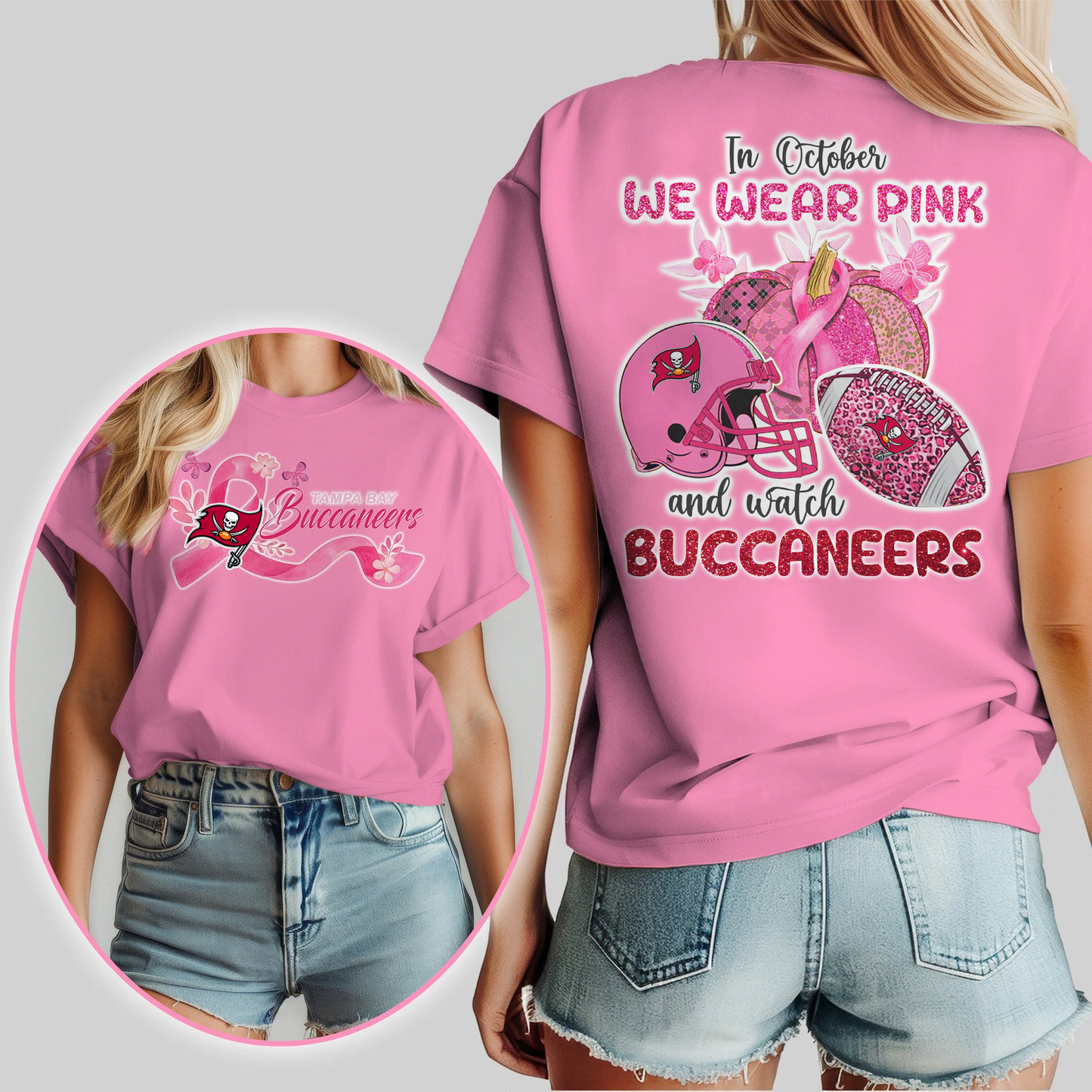 In October We Wear Pink And Watch TBB Shirt 300626