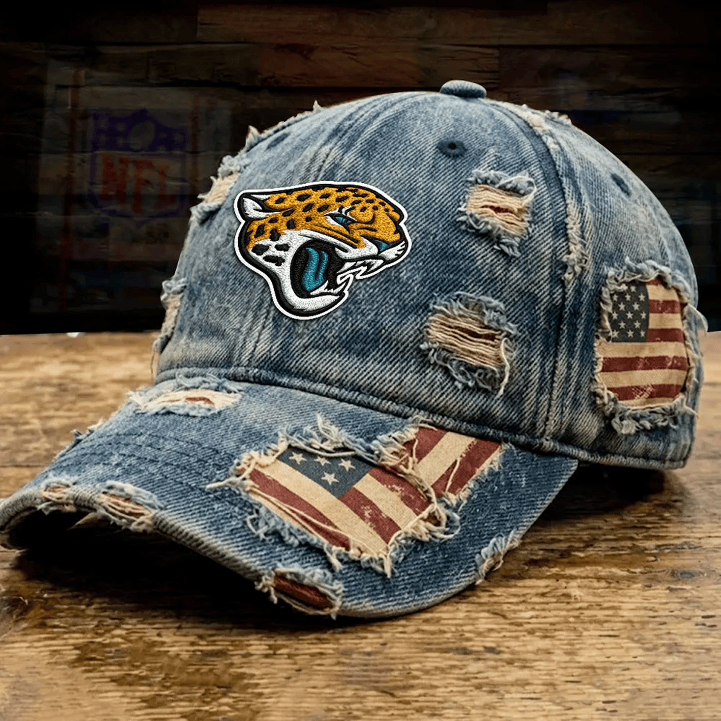 JAC x NFL Denim Washed Cap V2 2805 DatND DVT