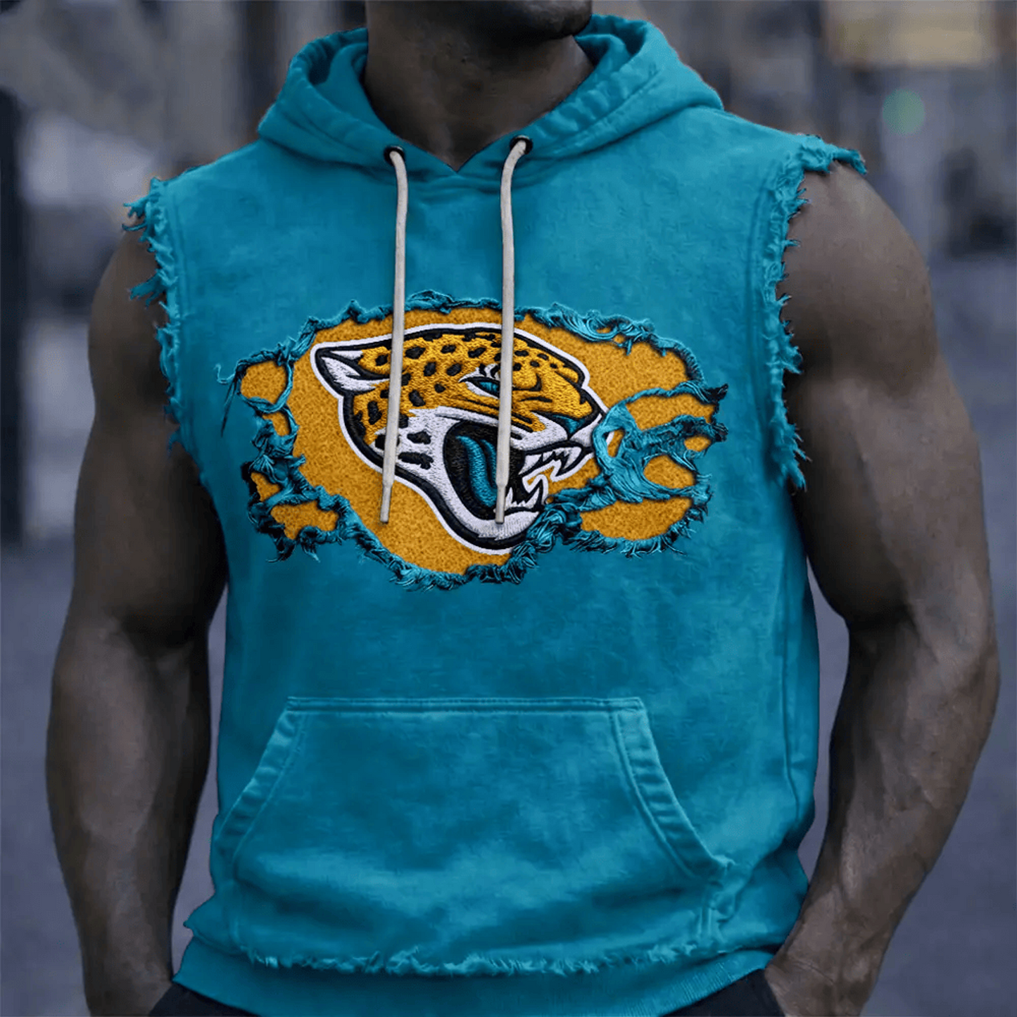 JAX x NFL Menƒ??s Sleeveless Hoodie Tank DATND TANTD 280526