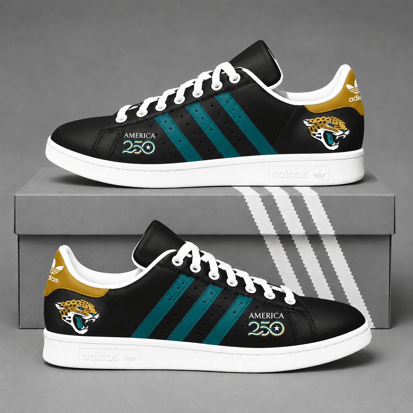 JAX x NFL Premium America 250 Team Pride Superstar Sneakers 150626