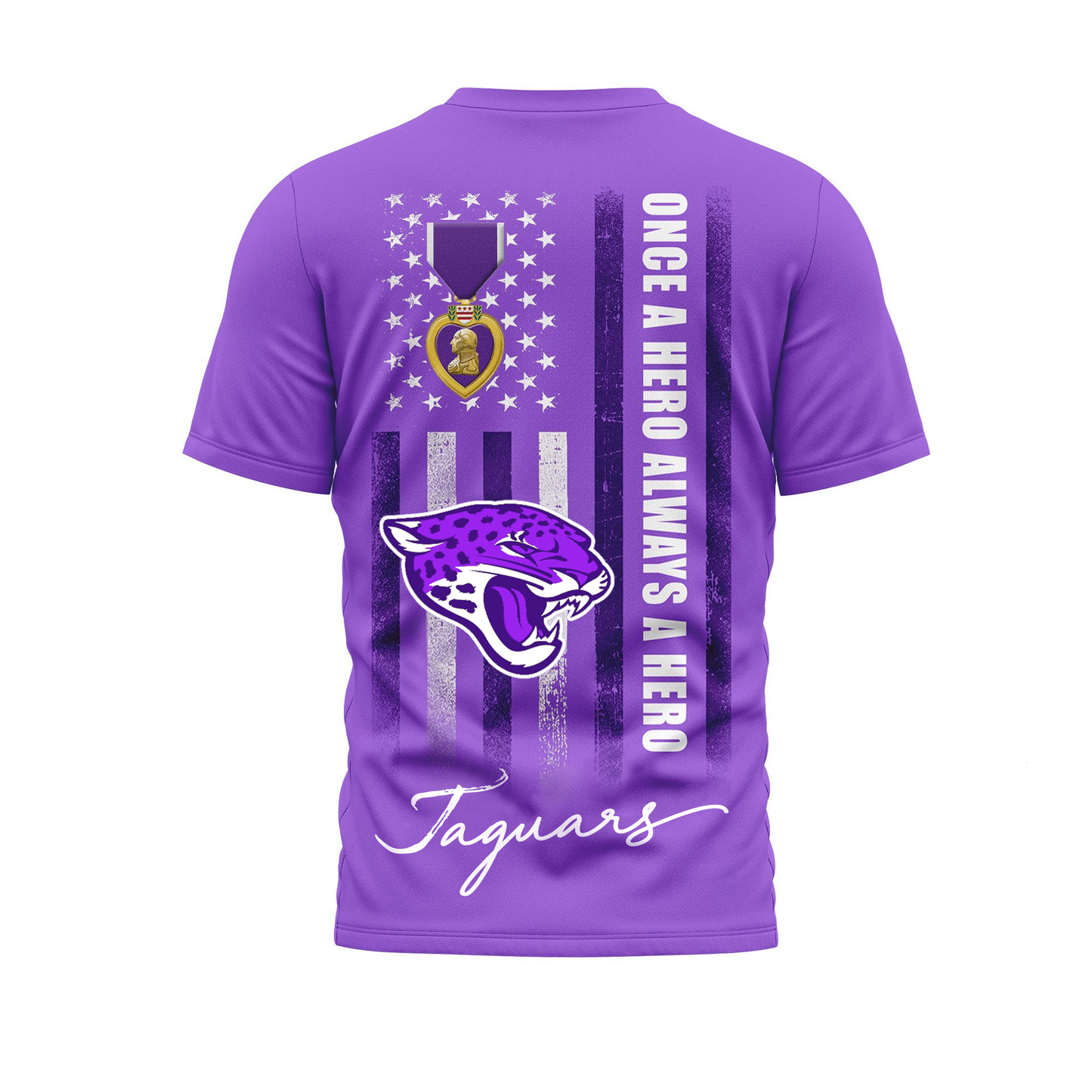 JJ Premium National Purple Hear Day 3D Shirt 300626