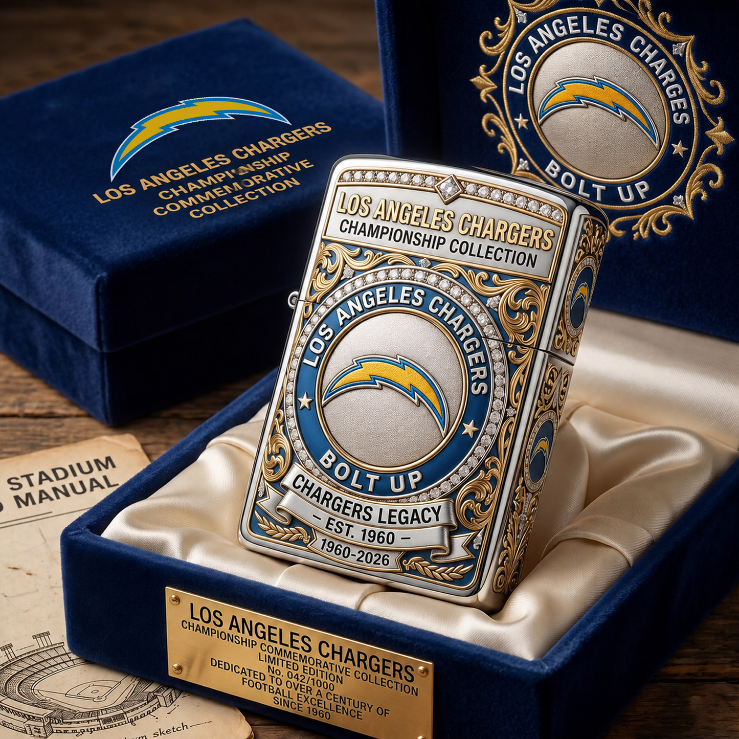 LAC x NFL Premium Lighter Case 2105 DatND DVT