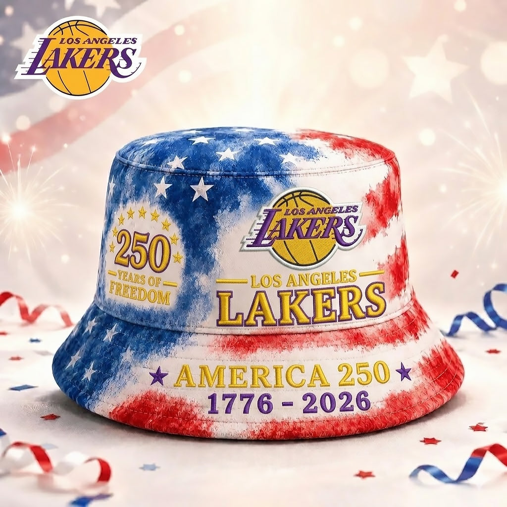 LAL Premium NBA 250 Years Of Freedom Bucket Hat 150626