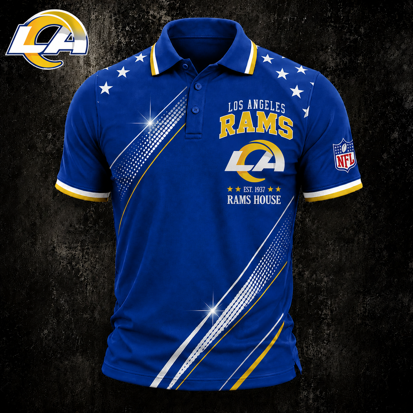 LAR Premium NFL All-Star Game Day Polo Shirt 2406
