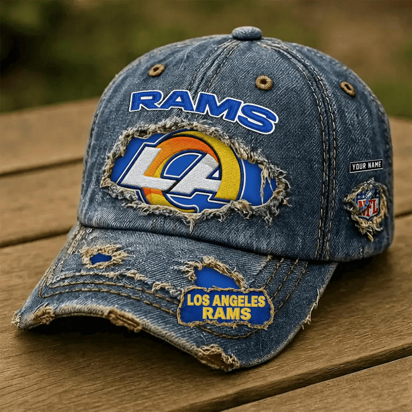 LAR x NFL Denim Washed Cap 2805 DatND DVT