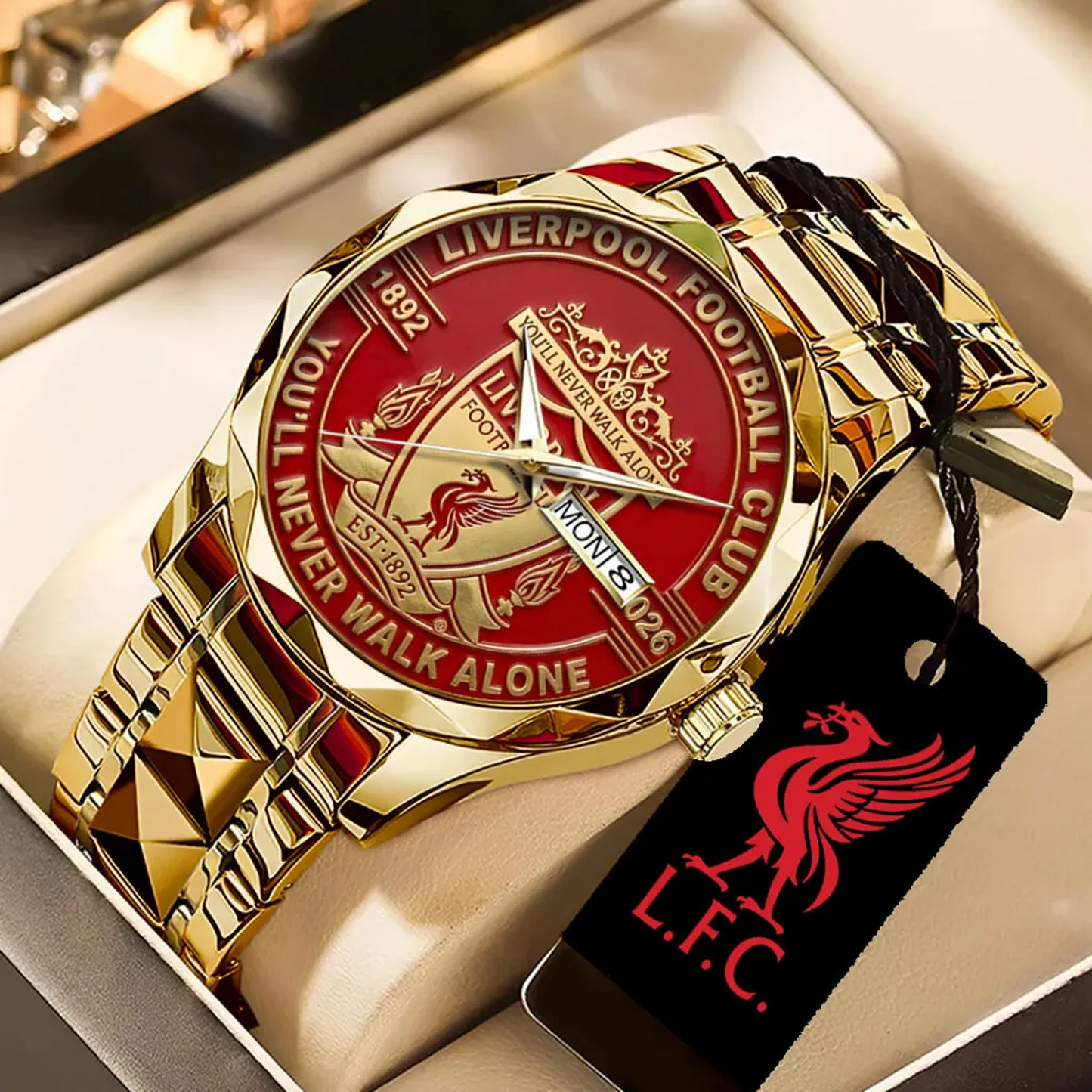 LIV x EPL Alloy Luxury Quartz Watch DATND TANTD