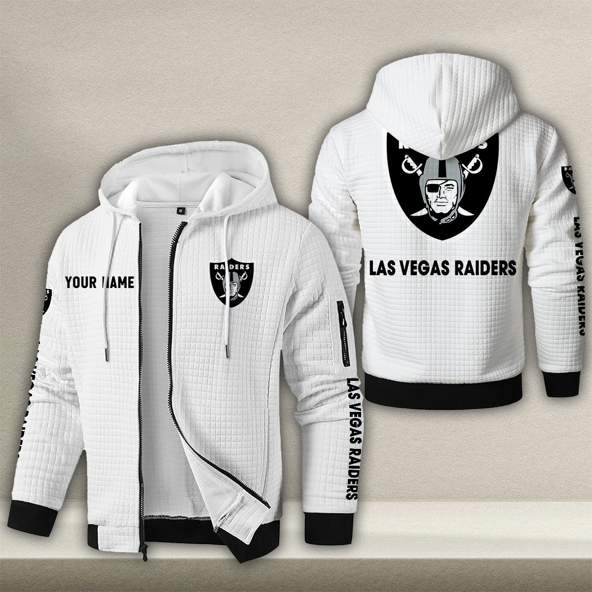 LV x NFL Quilted Zip Hoodie DatND DVT