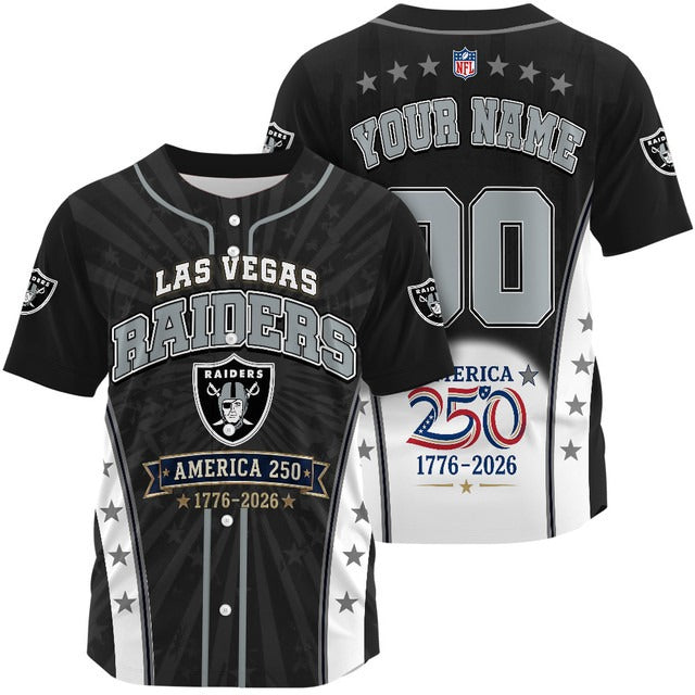 LVR x NFL 250 Years of Freedom 1776-2026 Baseball Jersey 170626
