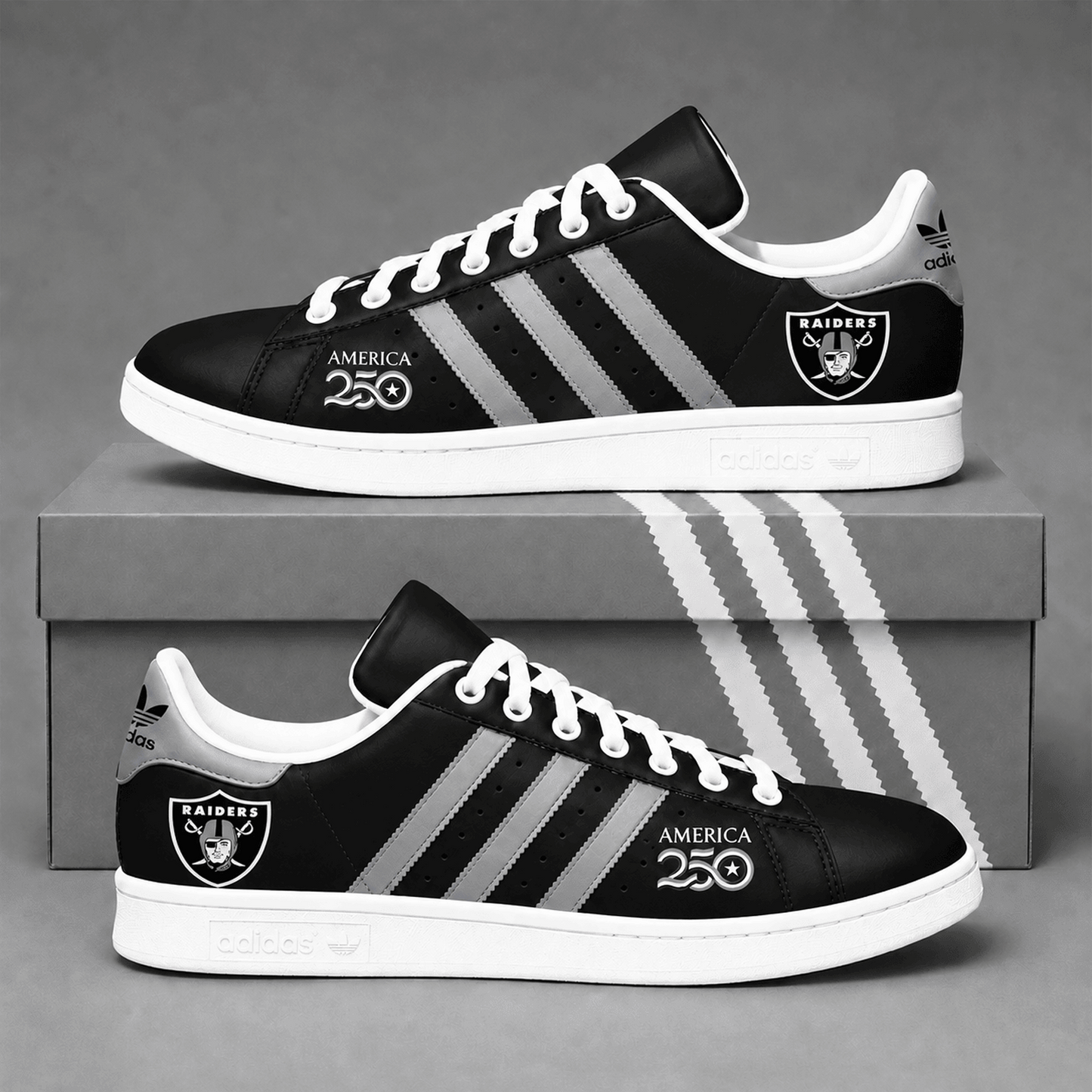 LVR x NFL Premium America 250 Team Pride Superstar Sneakers 150626