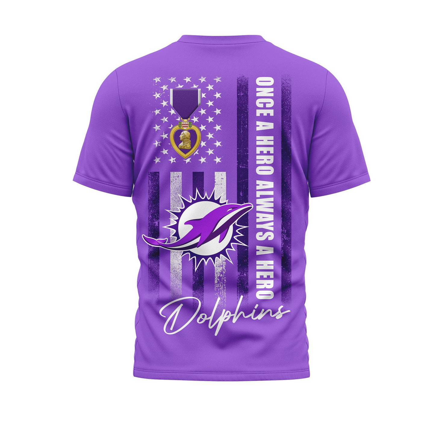 MD Premium National Purple Hear Day 3D Shirt 300626