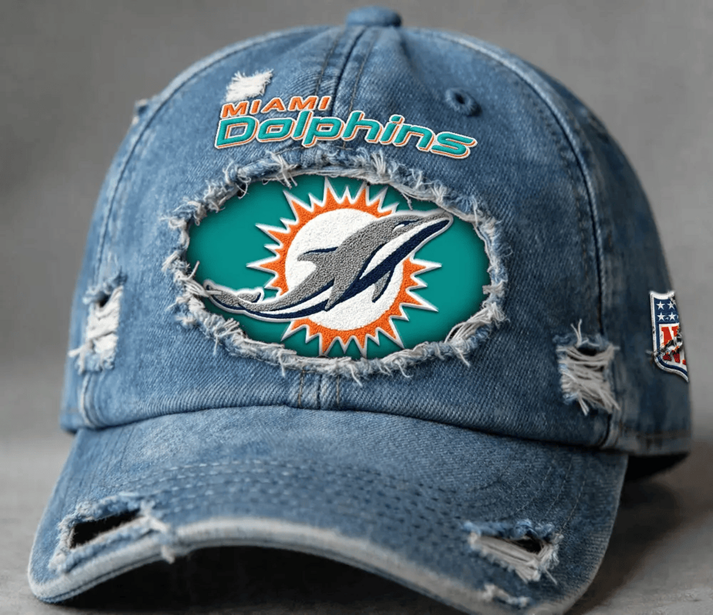 MIA x NFL Denim Washed Cap V3 2805 DatND DVT