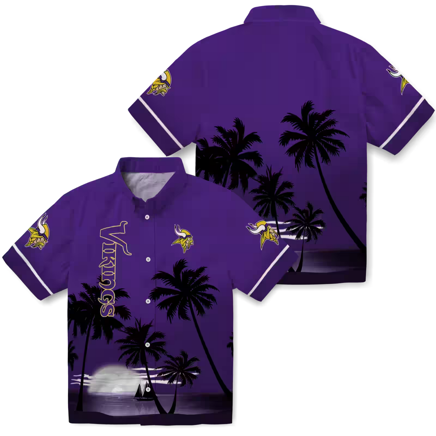 MIN x NFL Hawaiian Shirt ƒ?? Beach Sunset DATND TANTD 270526