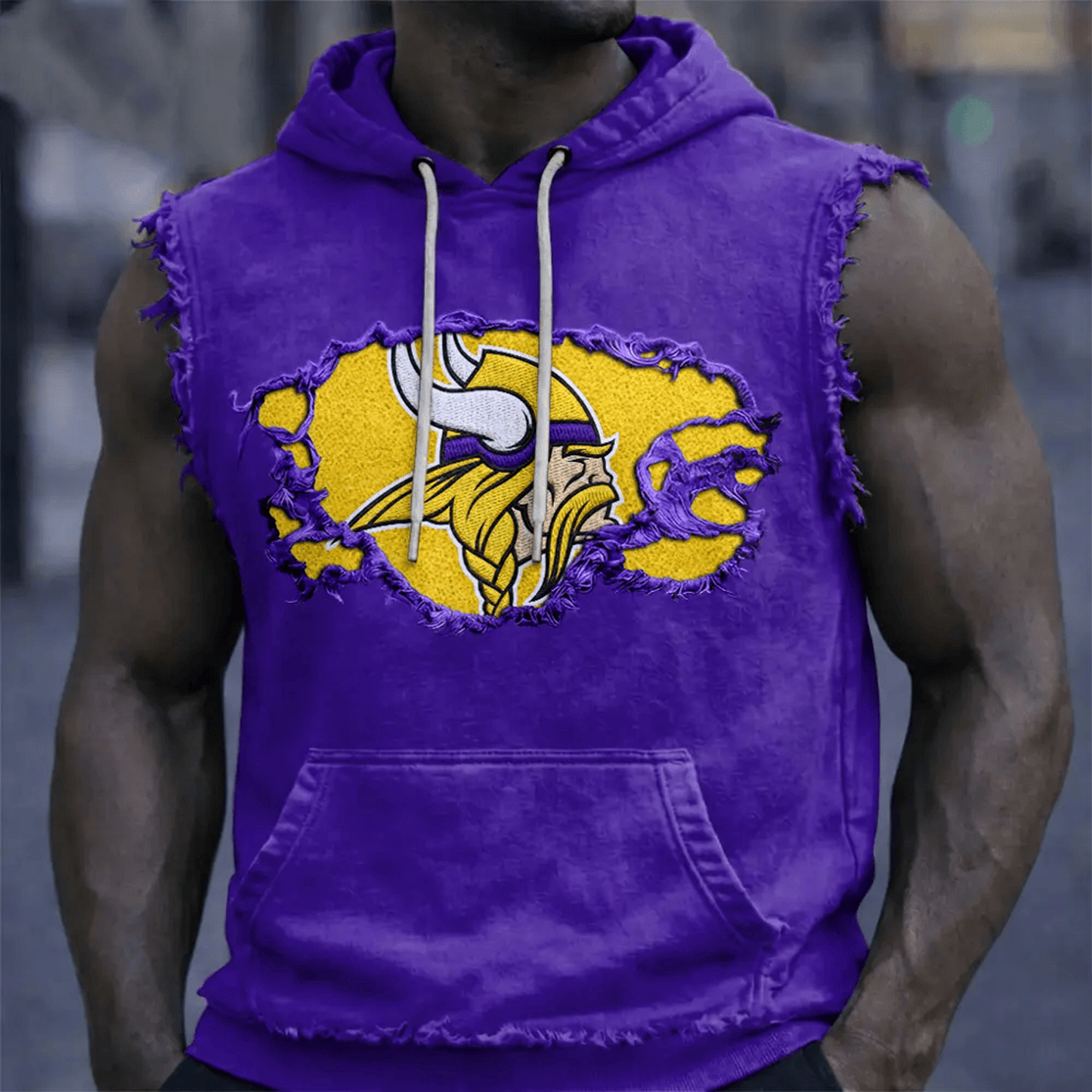 MIN x NFL Menƒ??s Sleeveless Hoodie Tank DATND TANTD 280526