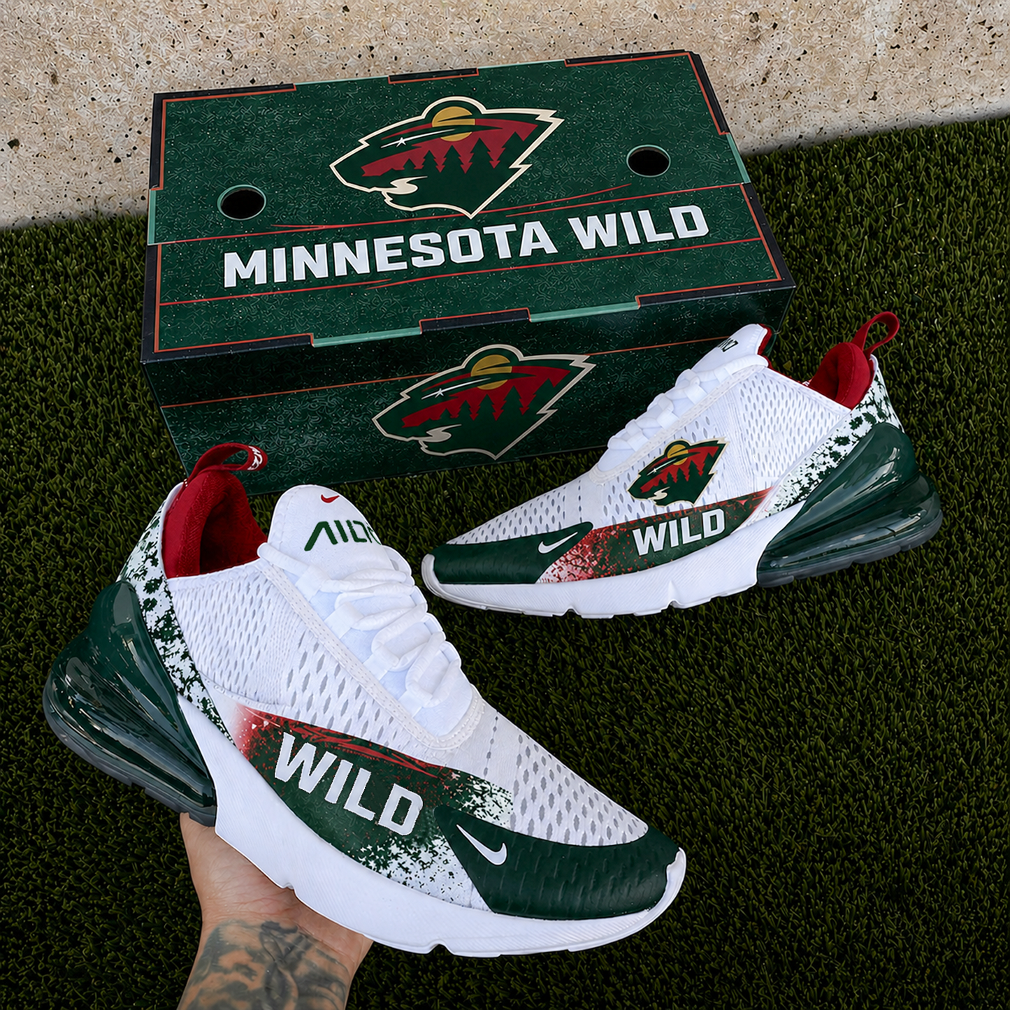 MIN x NHL Nike Air Max 270 Shoes 0505 DatND DVT
