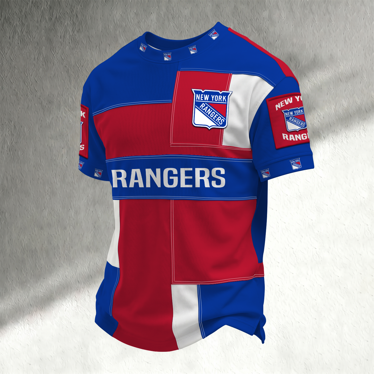 Men's NYR x NHL Trendy T-shirt DATND TANTD 150526